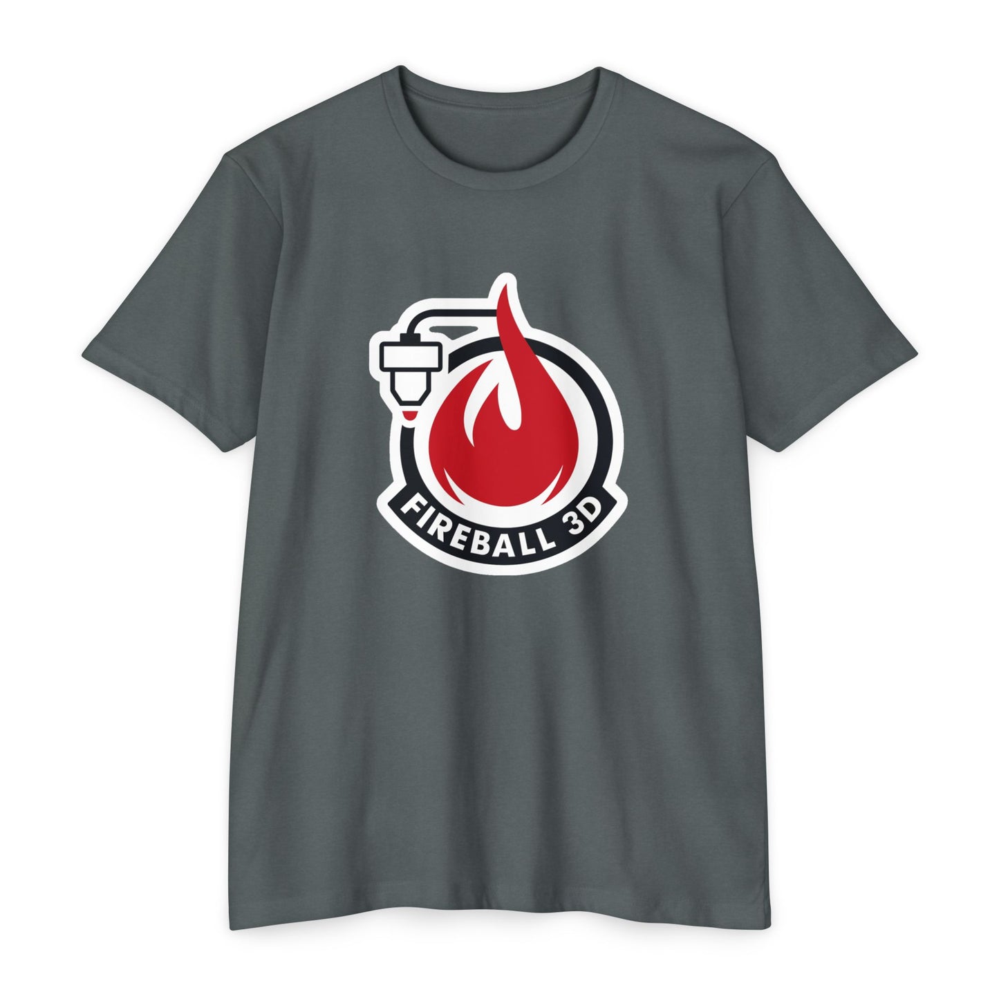 Fireball 3D - Outlined - Unisex T-shirt