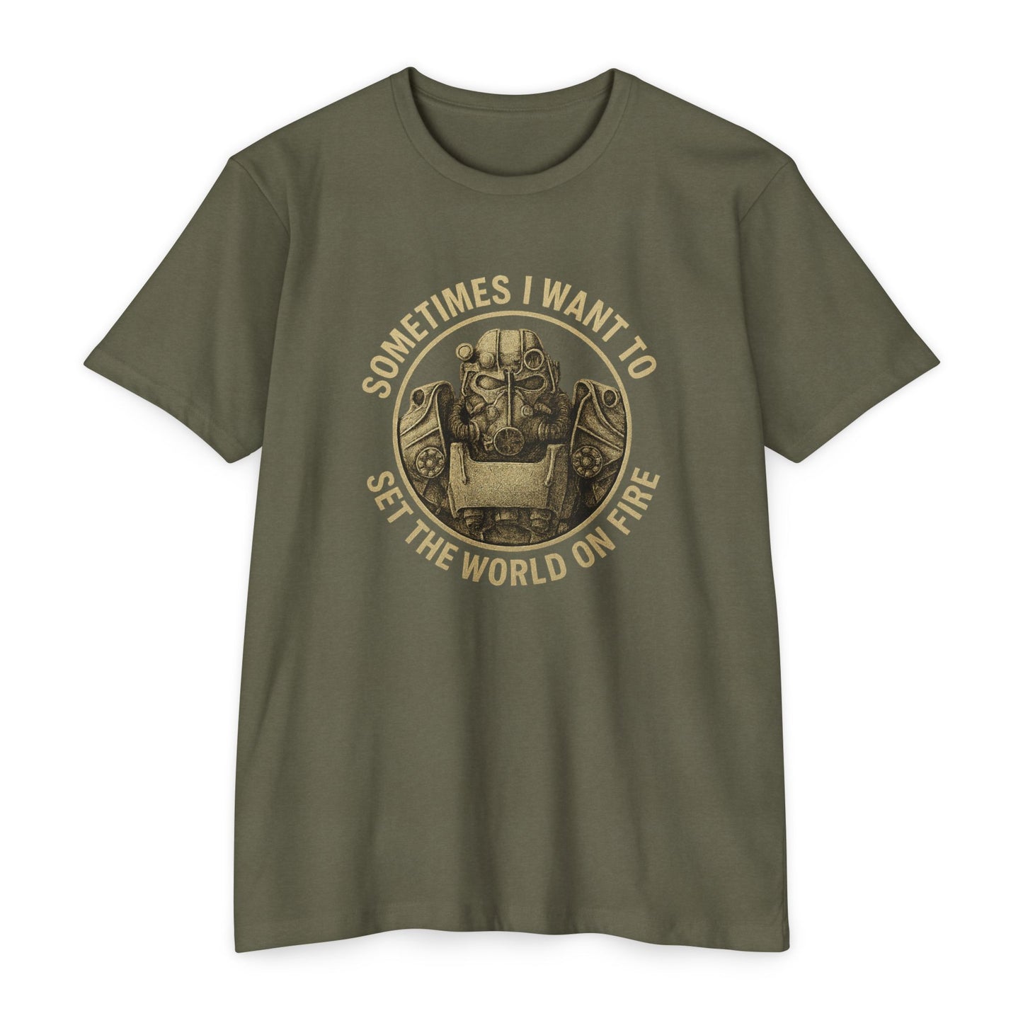 Fallout - Sometimes I Want to, Set the World on Fire - Unisex T-shirt