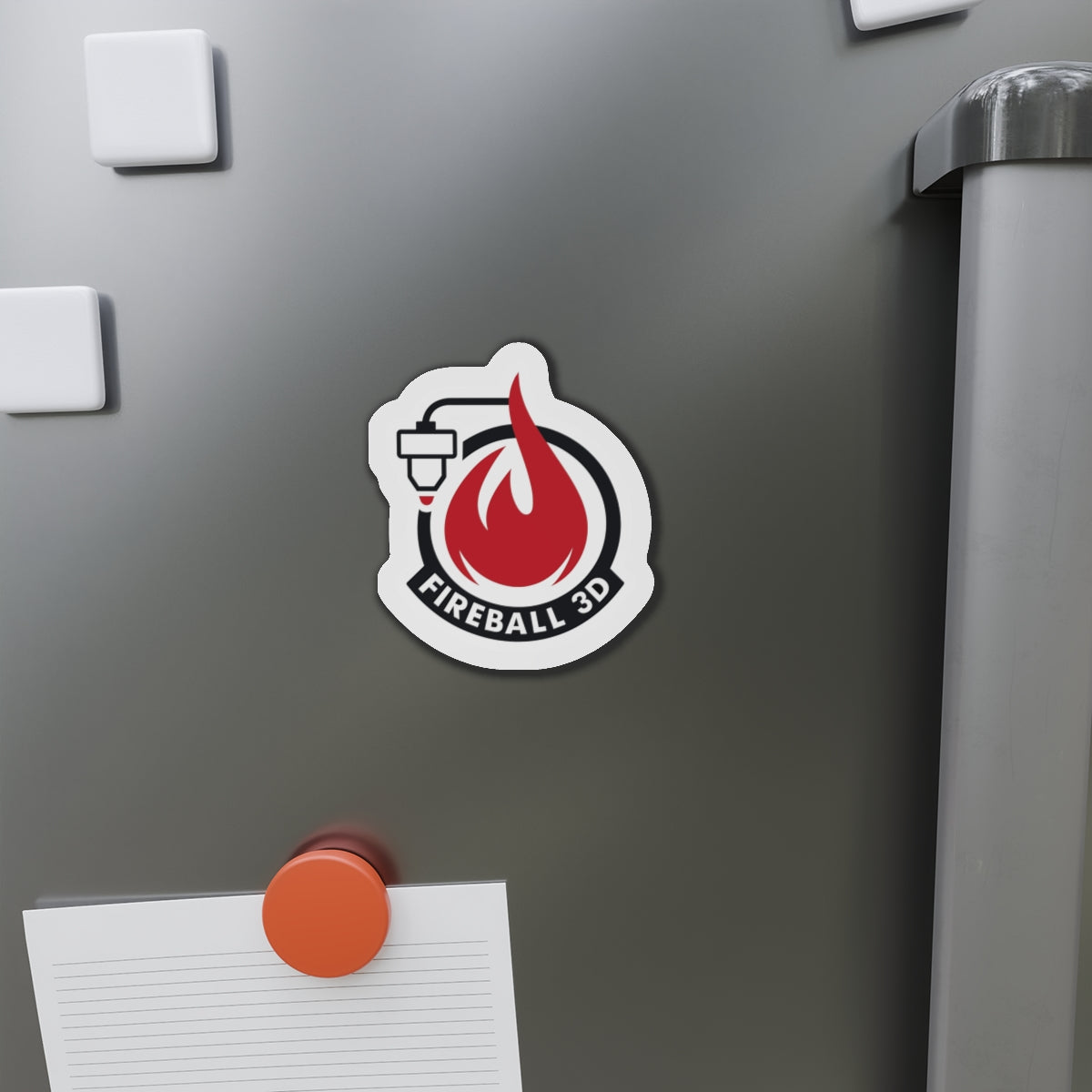 Fireball 3D v4.1 - Die-Cut Magnets