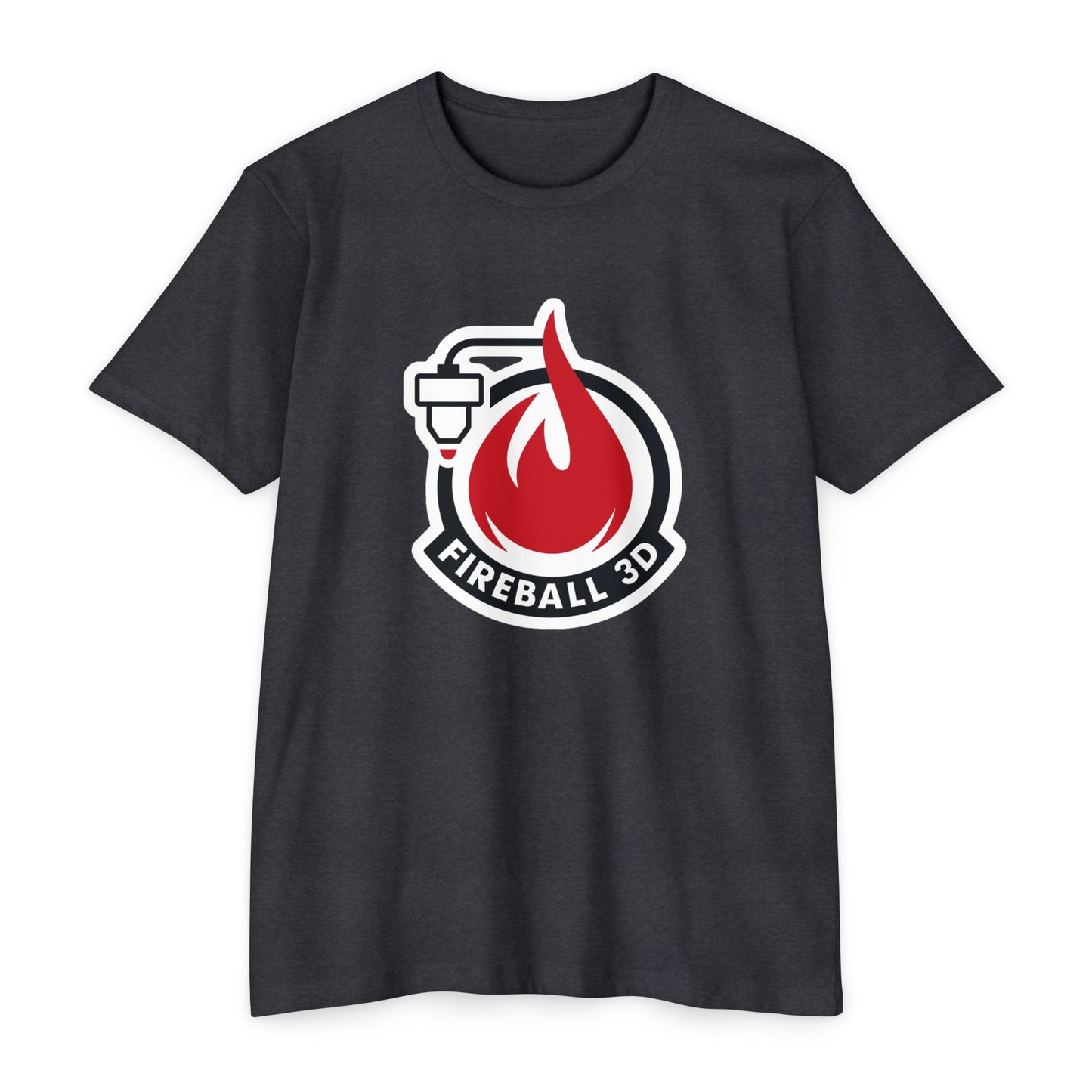 Fireball 3D - Outlined - Unisex T-shirt