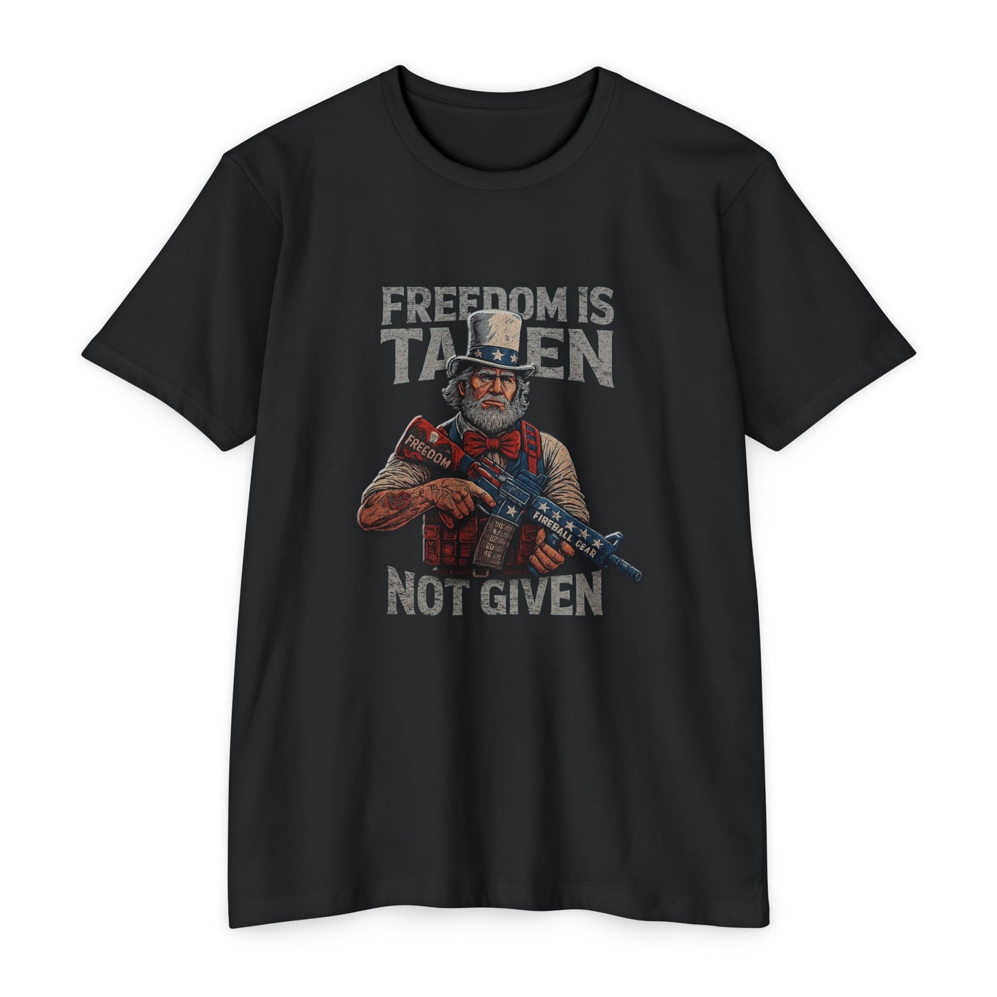 Freedom is Taken, Not Given - Unisex T-shirt