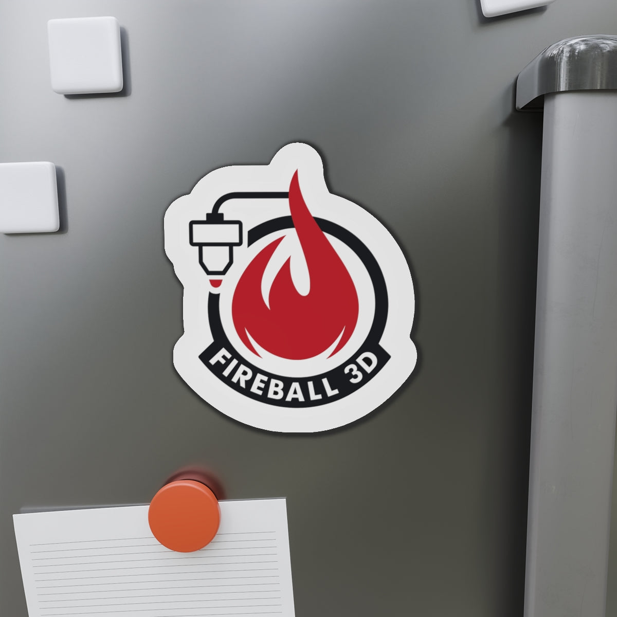 Fireball 3D v4.1 - Die-Cut Magnets