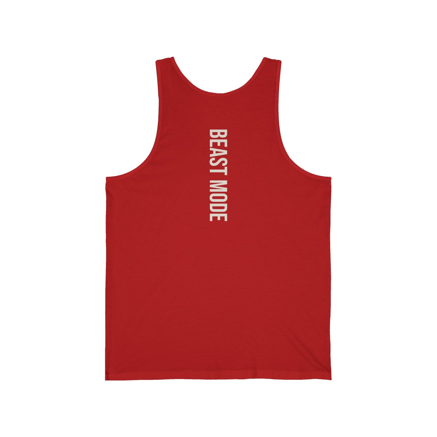 Beast Mode Serie – Trainiere wie ein Biest, erhebe dich wie ein König – Unisex Jersey Tank Top