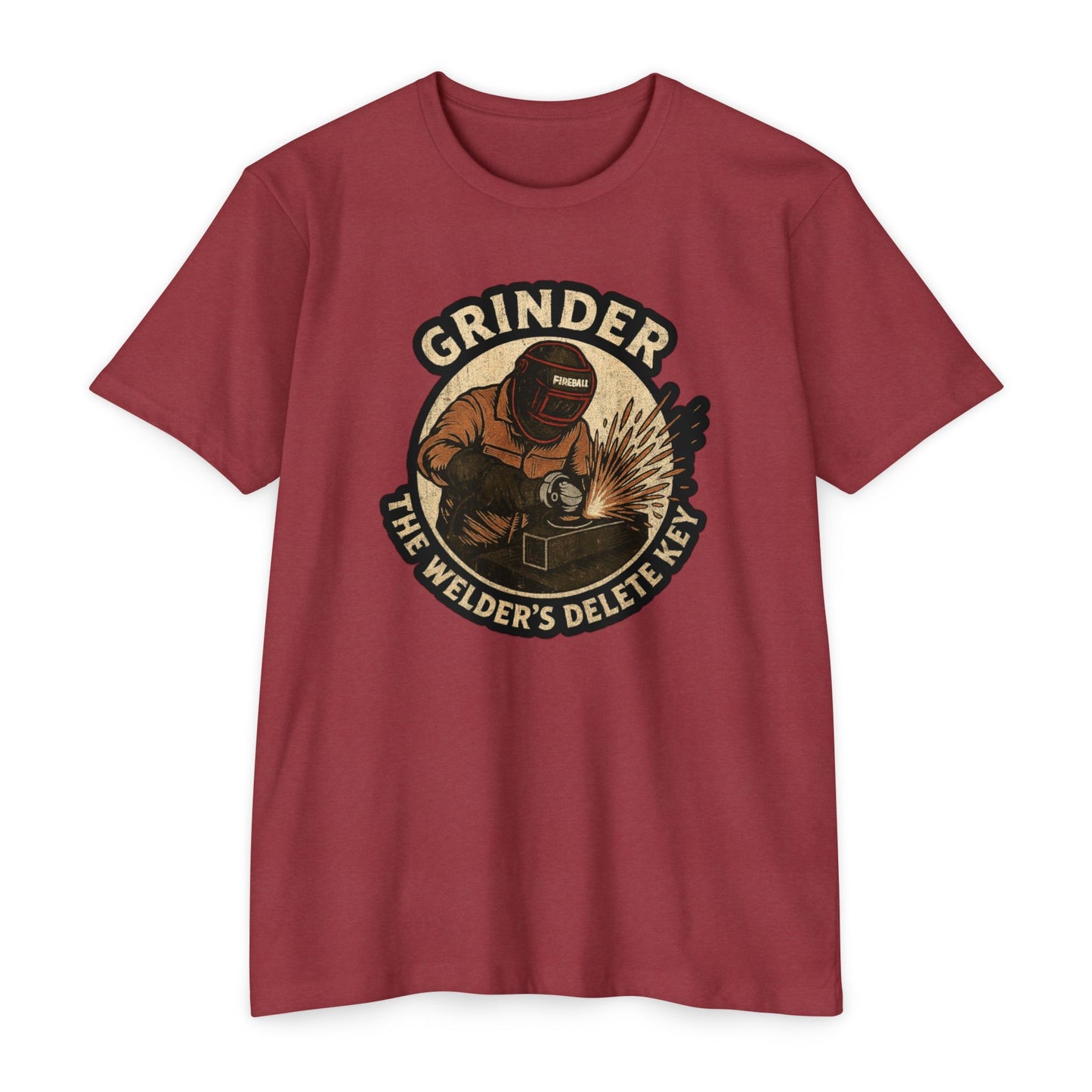 Grinder - The Welders Delete Key - Unisex T-shirt