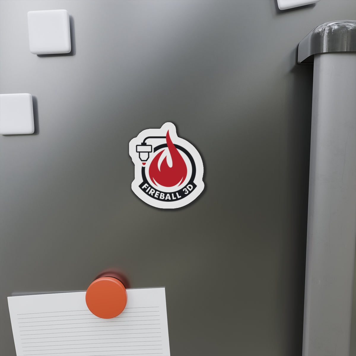 Fireball 3D v4.1 - Die-Cut Magnets