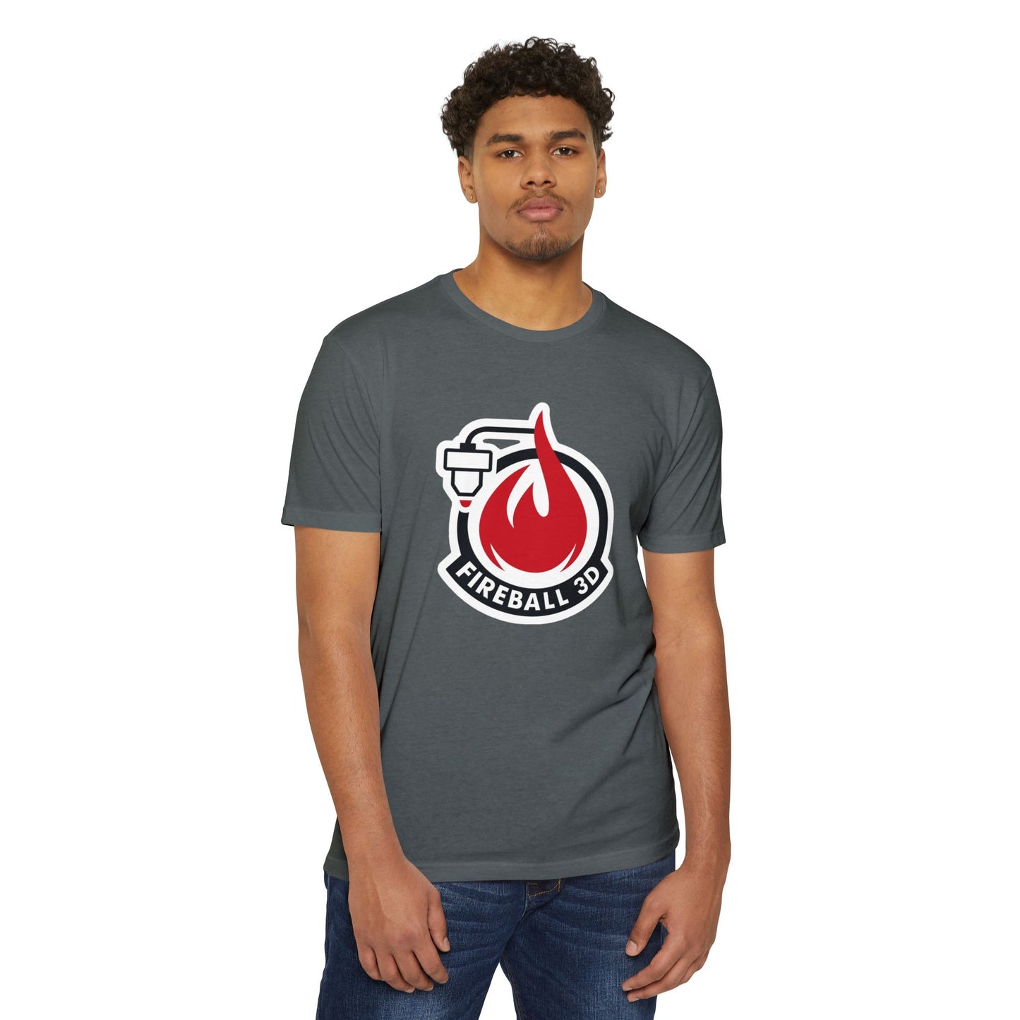 Fireball 3D - Outlined - Unisex T-shirt