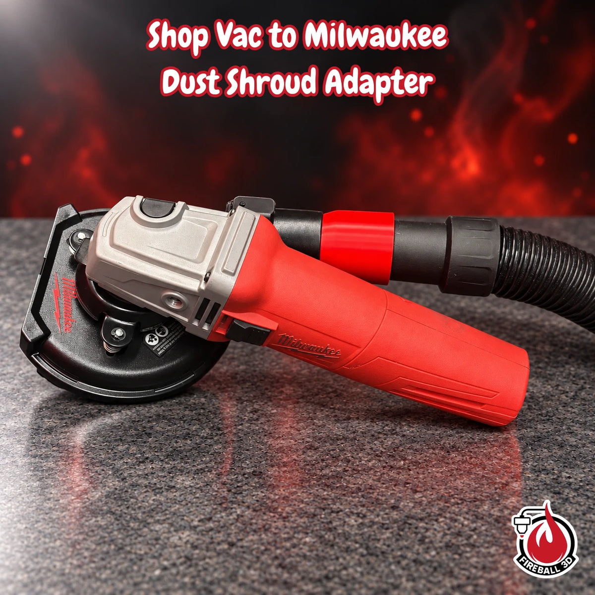 Shop Vac to Milwaukee Dust Shroud Adapter