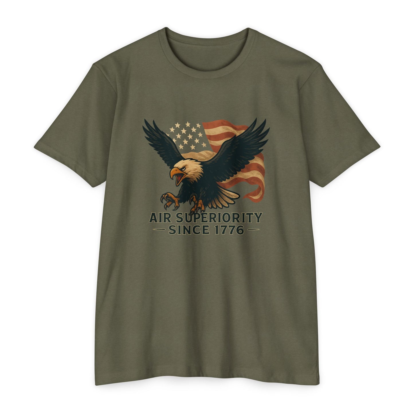 Eagle and Flag - Unisex T-shirt