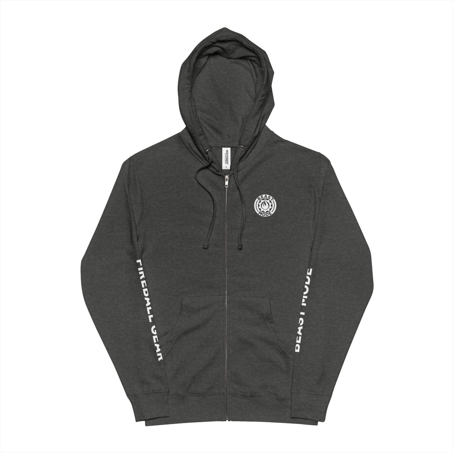 Beast Mode Series – Cheetah Kickboxing – Train at Top Speed – Fitness Zip-Up Lightweight Hoodie