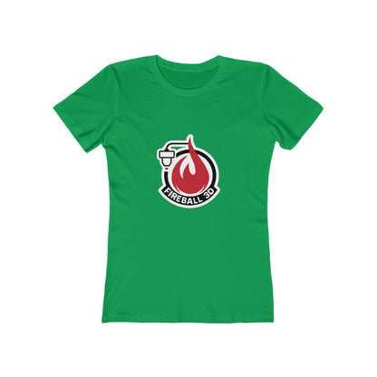 Camiseta ajustada para mujer con el logotipo 3D de Fireball