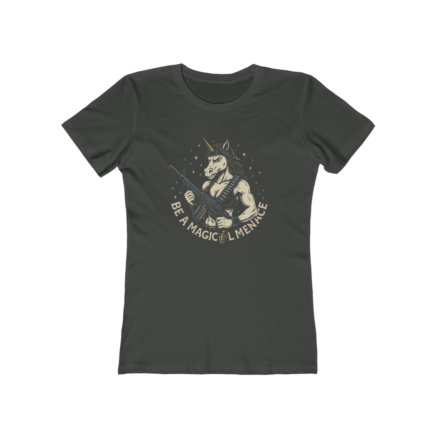 Amenaza mágica - Camiseta ajustada para mujer