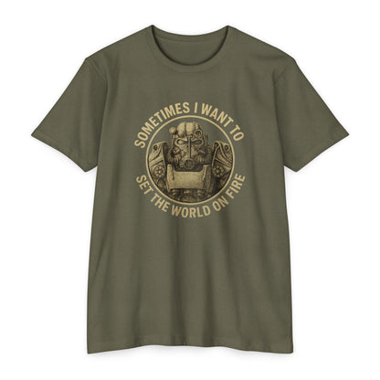 Fallout - Sometimes I Want to, Set the World on Fire - Unisex T-shirt