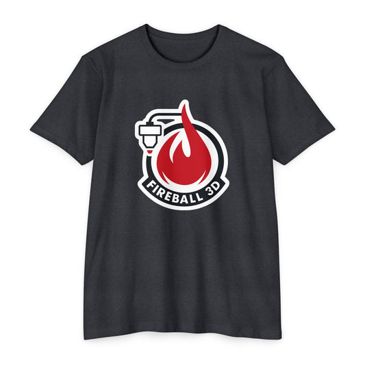 Fireball 3D - Outlined - Unisex T-shirt