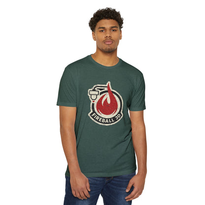 Fireball 3D - Distressed - Unisex T-shirt