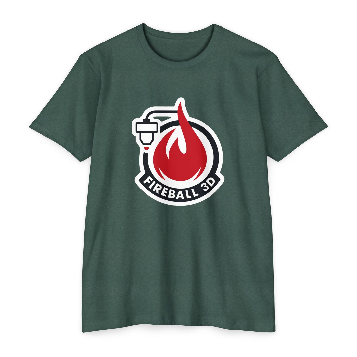 Fireball 3D - Outlined - Unisex T-shirt