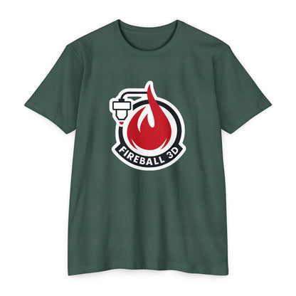 Fireball 3D - Outlined - Unisex T-shirt