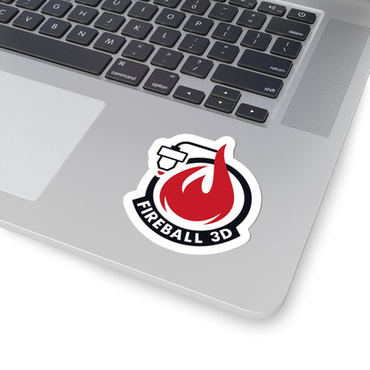 Fireball 3D v4.1 - Logo Sticker