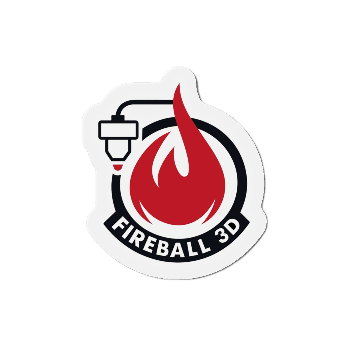 Fireball 3D v4.1 - Die-Cut Magnets