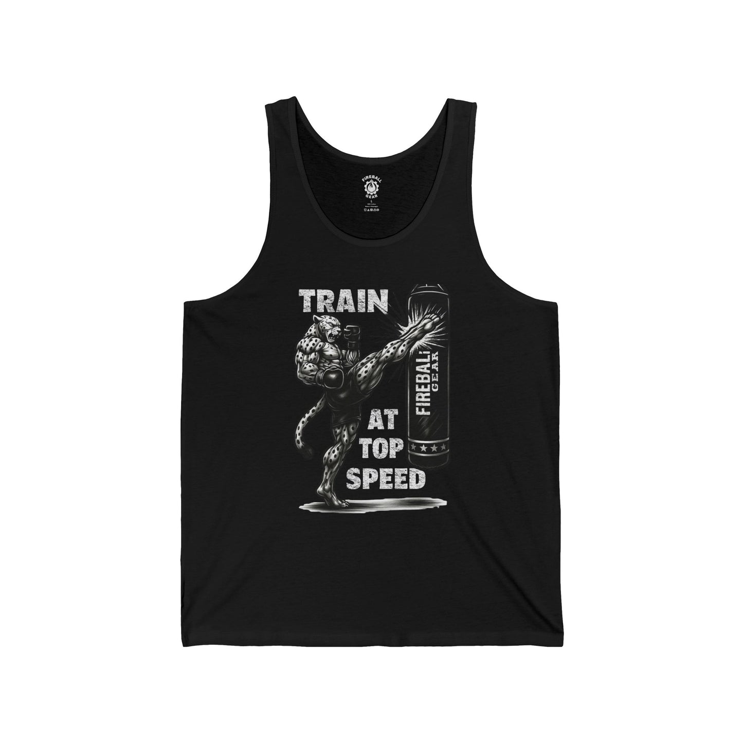 Train at Top Speed - Unisex Jersey Tank Top