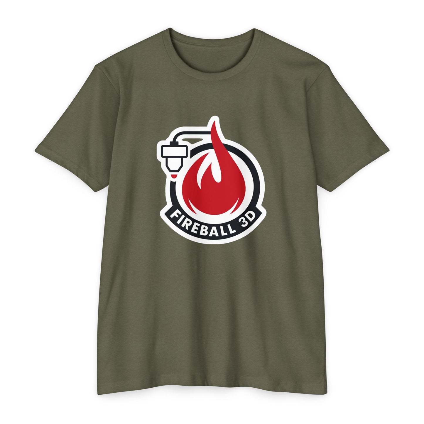 Fireball 3D - Outlined - Unisex T-shirt