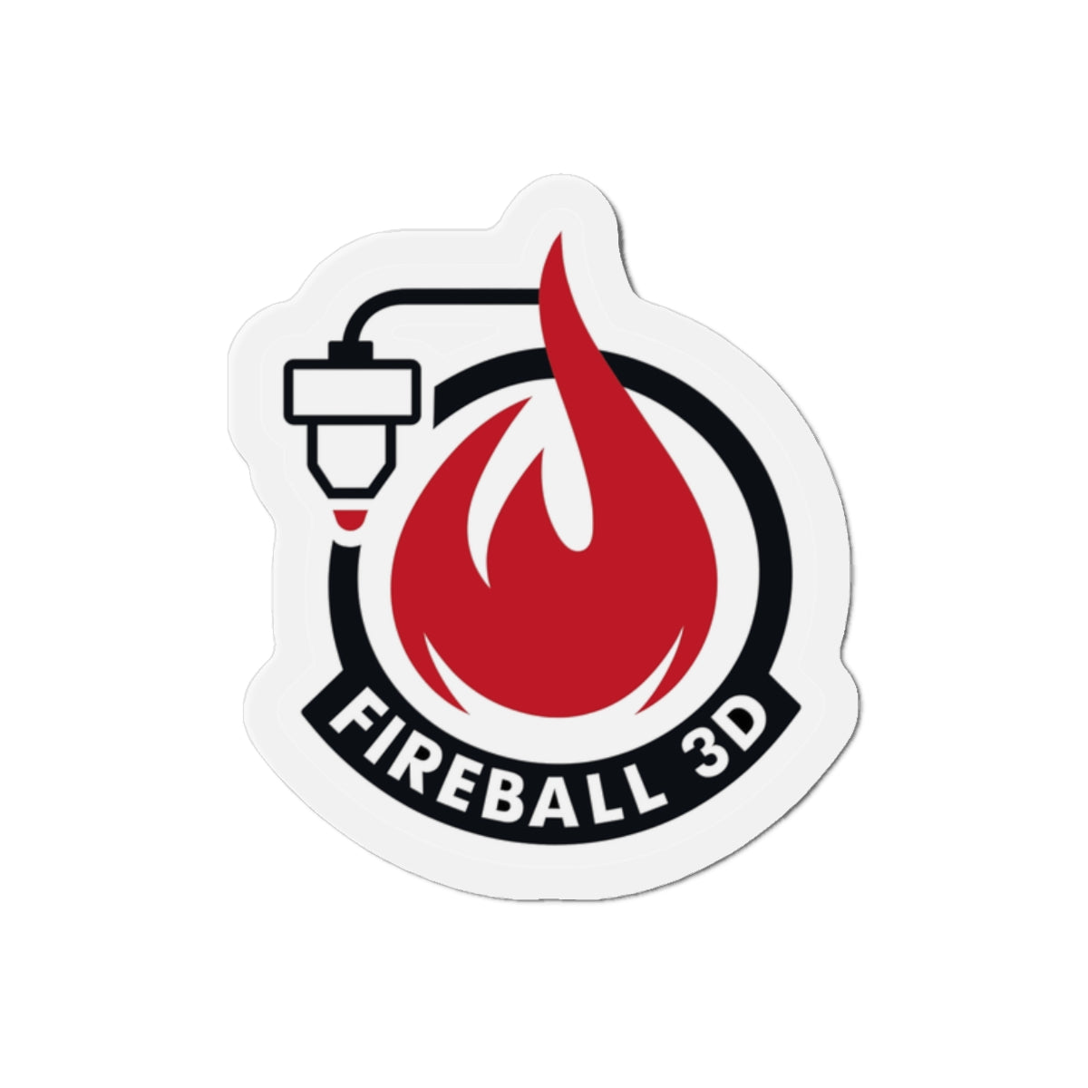 Fireball 3D v4.1 - Die-Cut Magnets