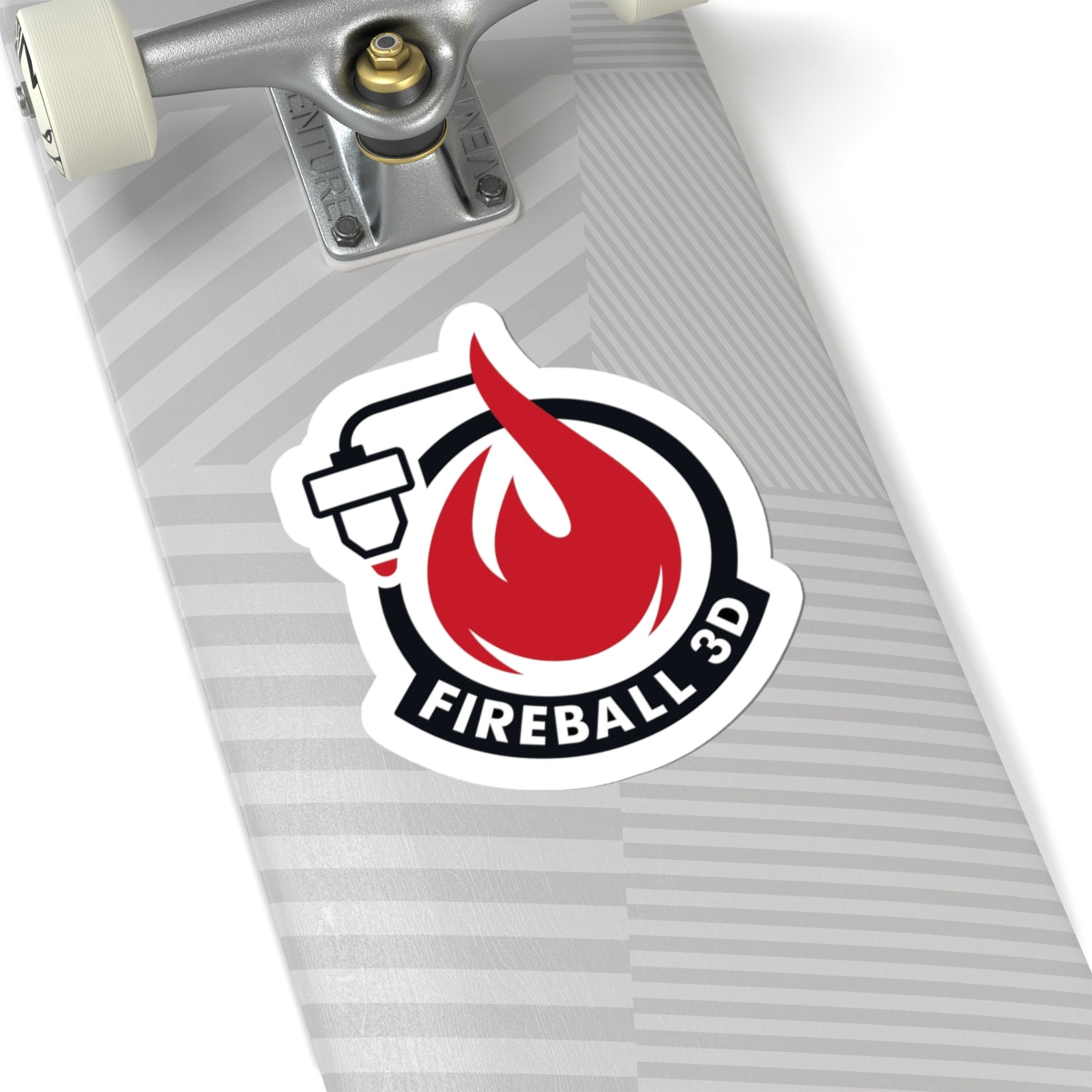 Fireball 3D v4.1 - Logo Sticker