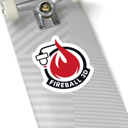 Fireball 3D v4.1 - Logo Sticker