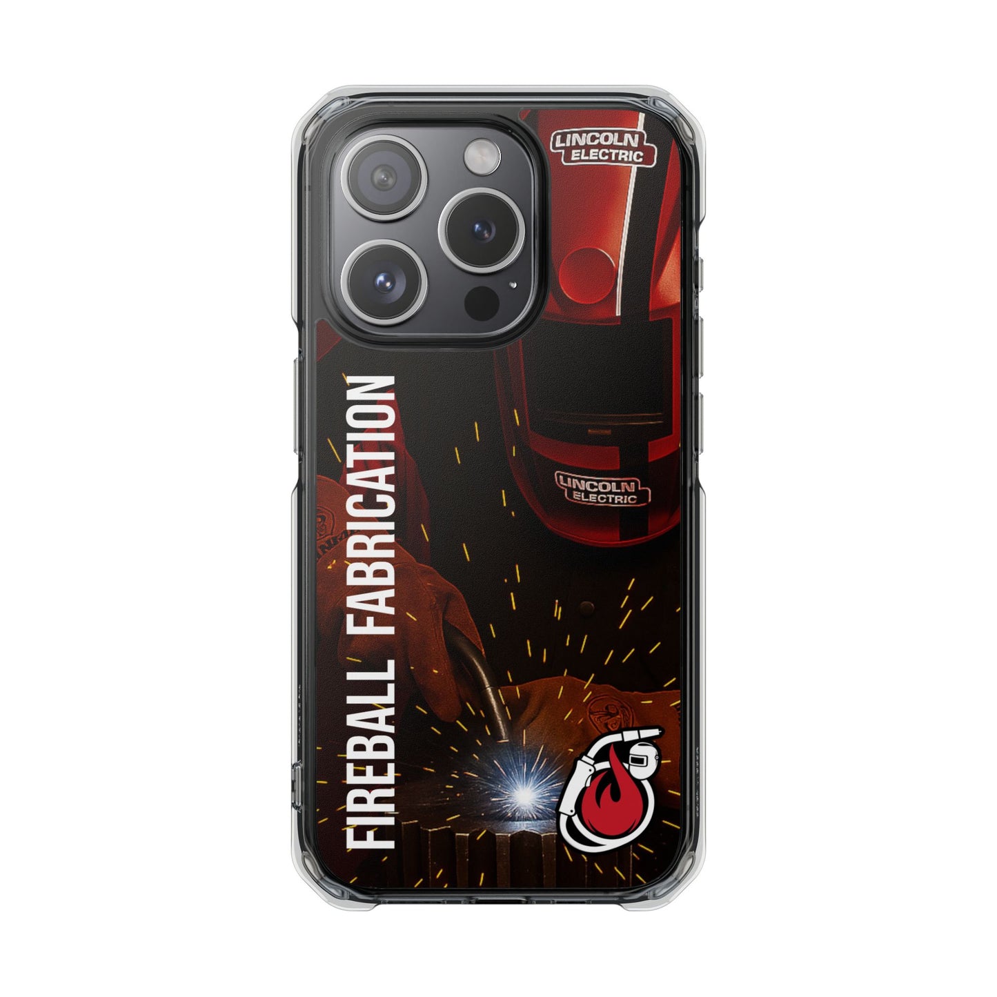 Fireball Fabrication - Magnetic Clear Impact iPhone Cases