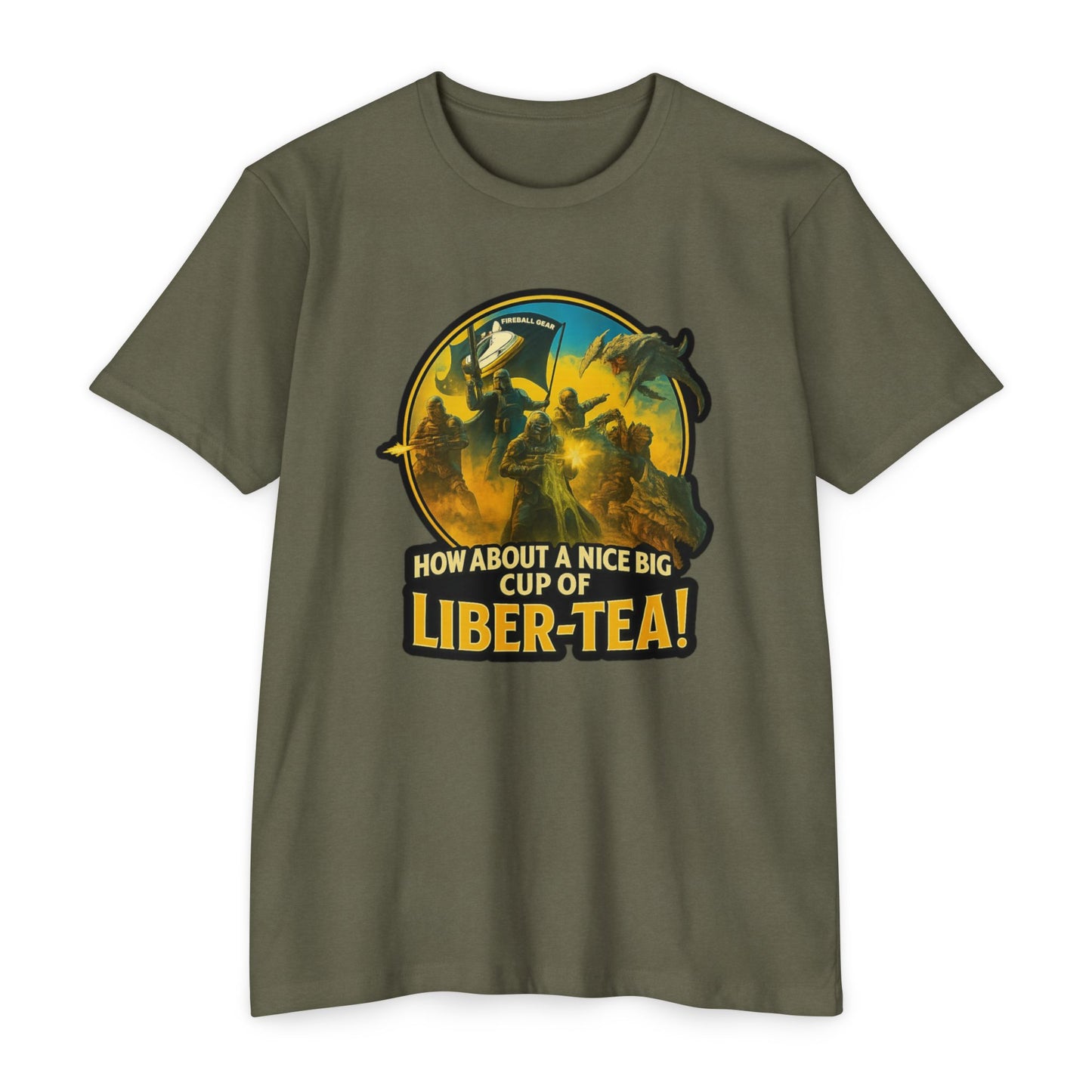 Hell Divers - Have a Nice Big Cup of LIBRA-TEA! -  Unisex T-shirt