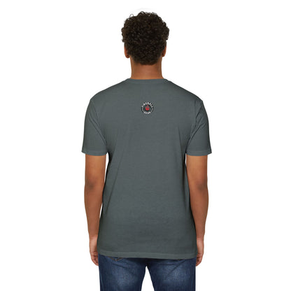 Camiseta unisex Fireball 3D - Desgastada