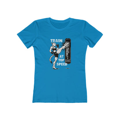 Beast Mode Series - Entrena a toda velocidad - Camiseta ajustada para mujer