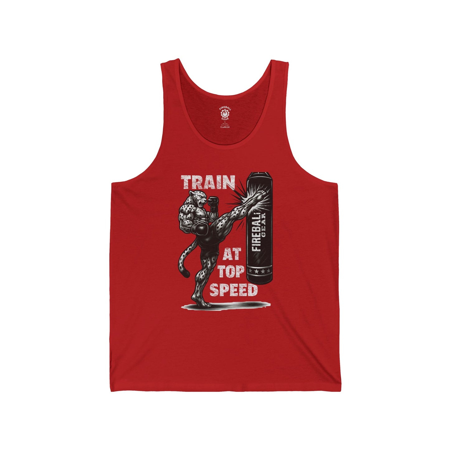 Train at Top Speed - Unisex Jersey Tank Top