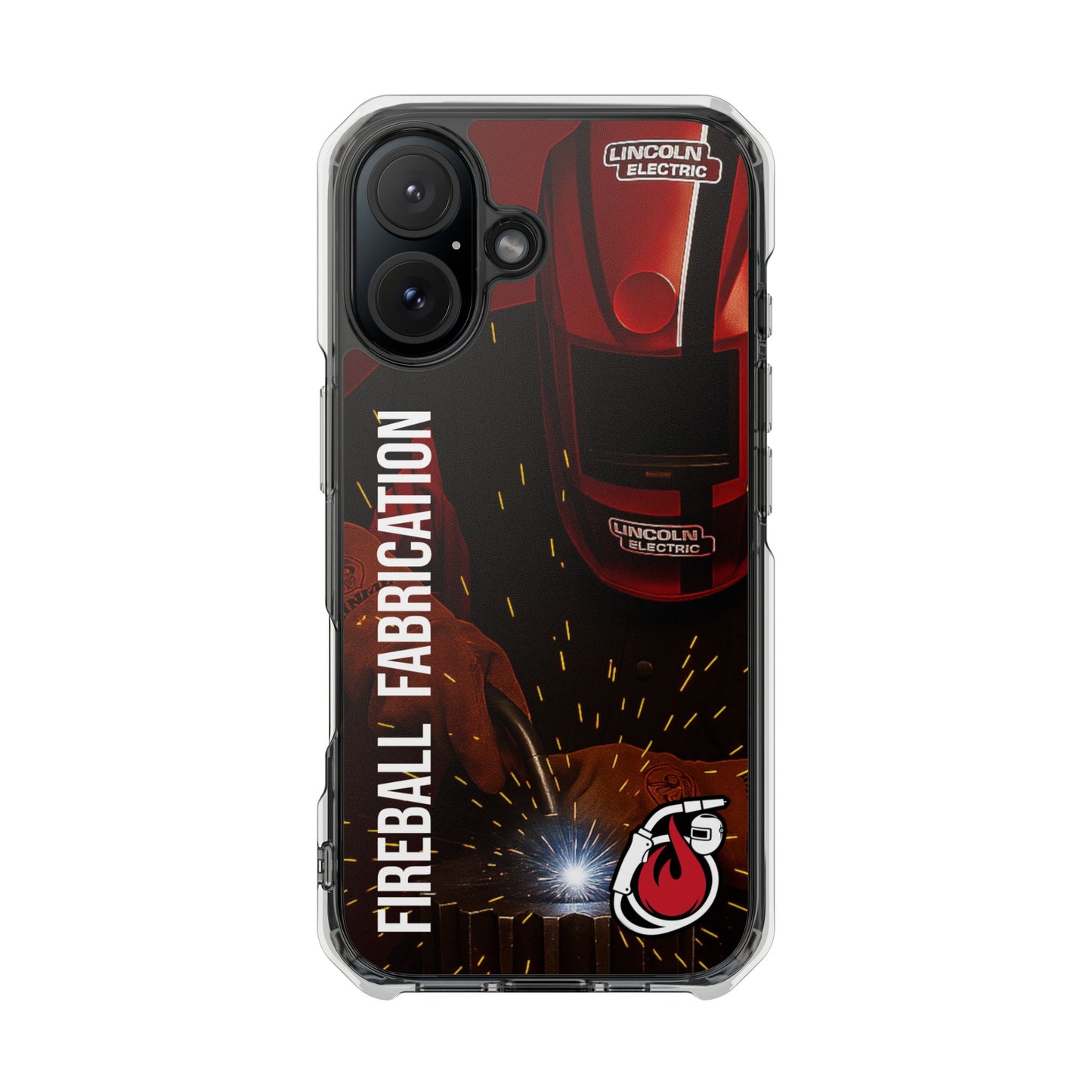 Fireball Fabrication - Magnetic Clear Impact iPhone Cases