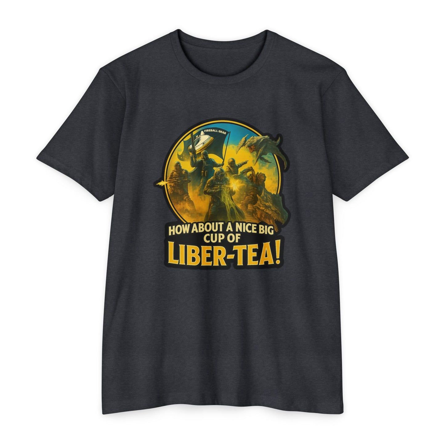 Hell Divers - Have a Nice Big Cup of LIBRA-TEA! -  Unisex T-shirt