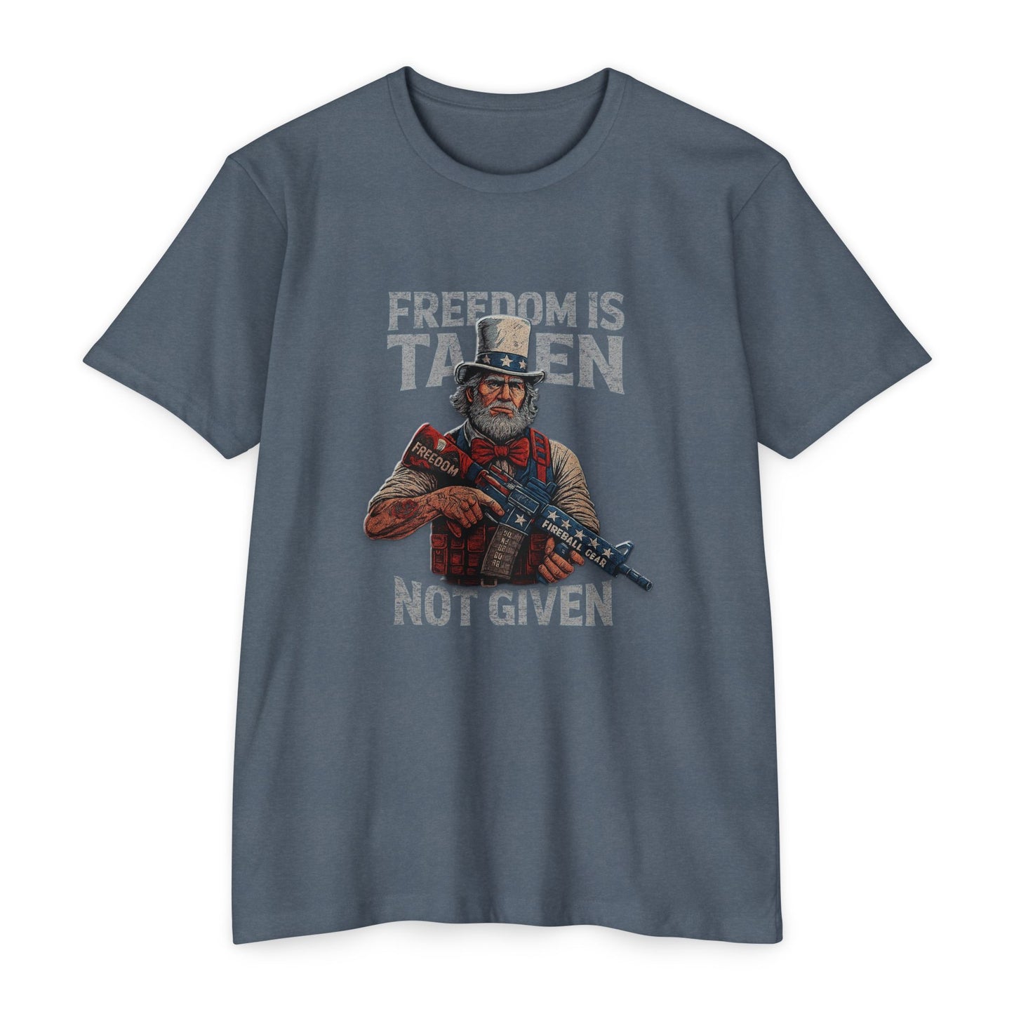 Freedom is Taken, Not Given - Unisex T-shirt