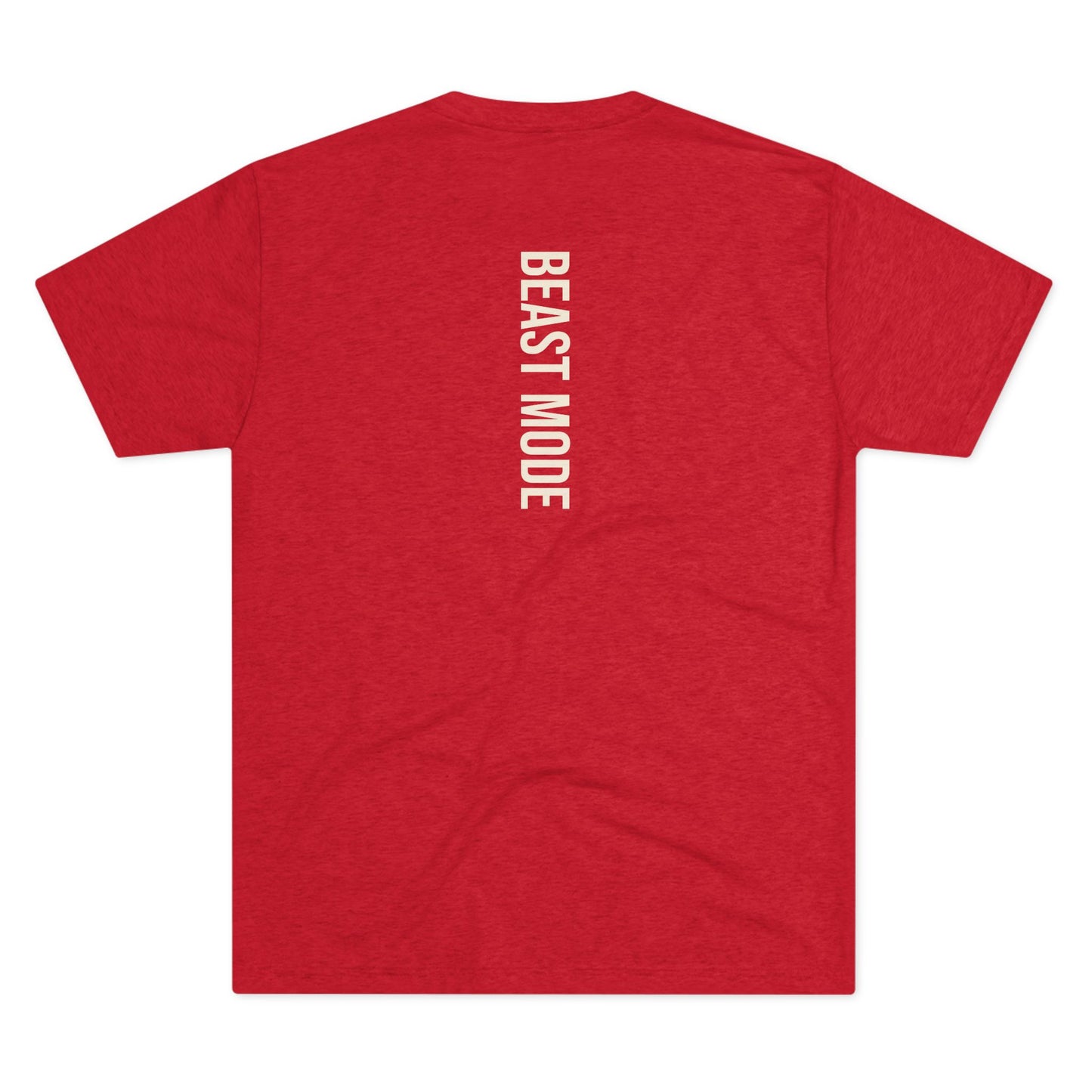 Beast Mode Serie - Trainiere wie ein Biest, erhebe dich wie ein König - Unisex Triblend T-Shirt