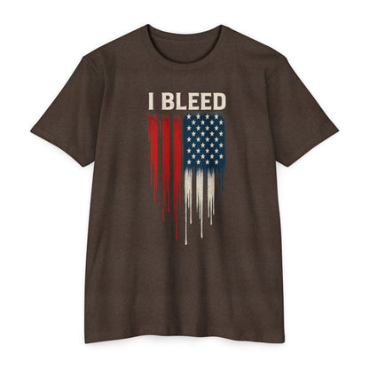 I Bleed - Red, White & Blue - Unisex T-shirt