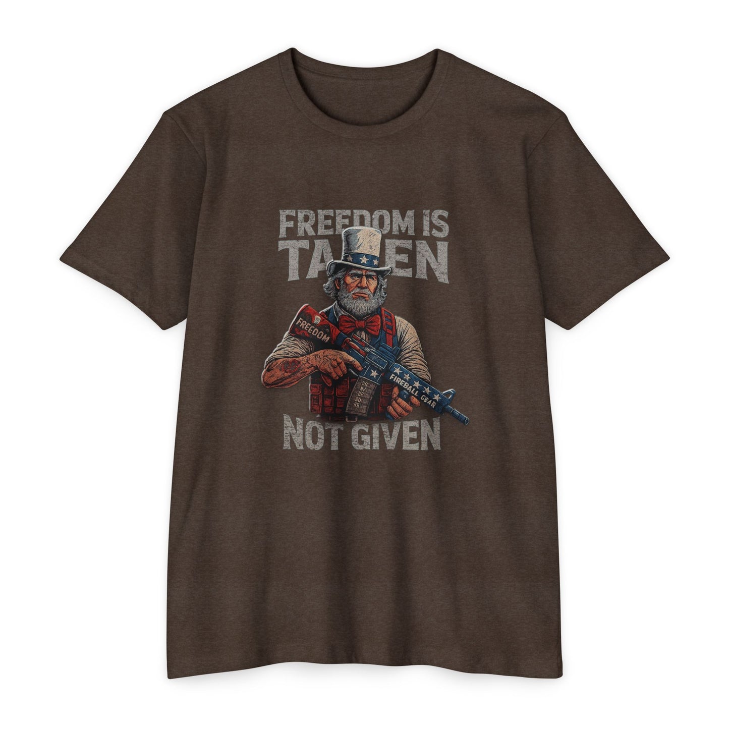 Freedom is Taken, Not Given - Unisex T-shirt