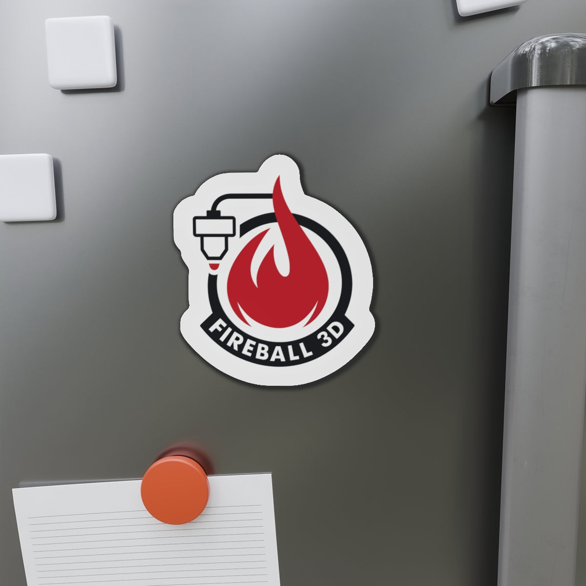 Fireball 3D v4.1 - Die-Cut Magnets