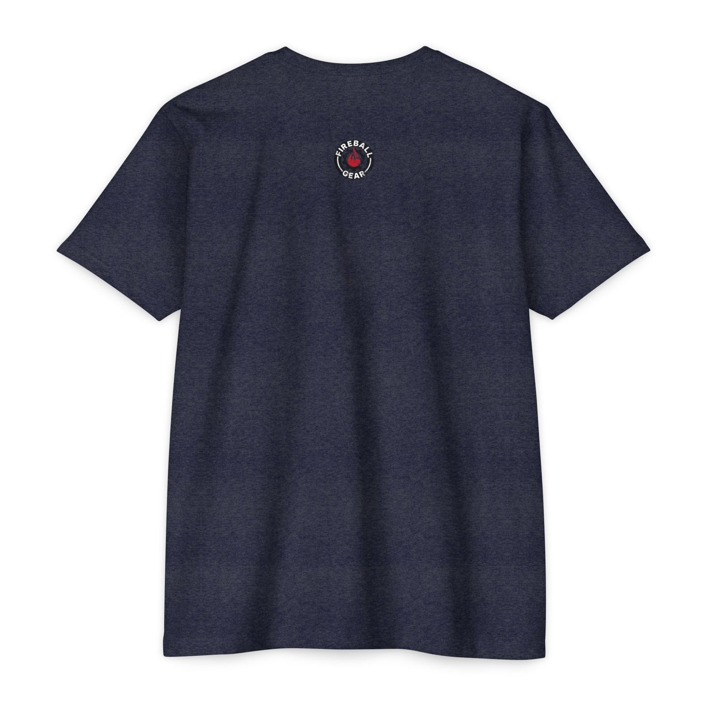 Camiseta unisex Fireball 3D - Desgastada