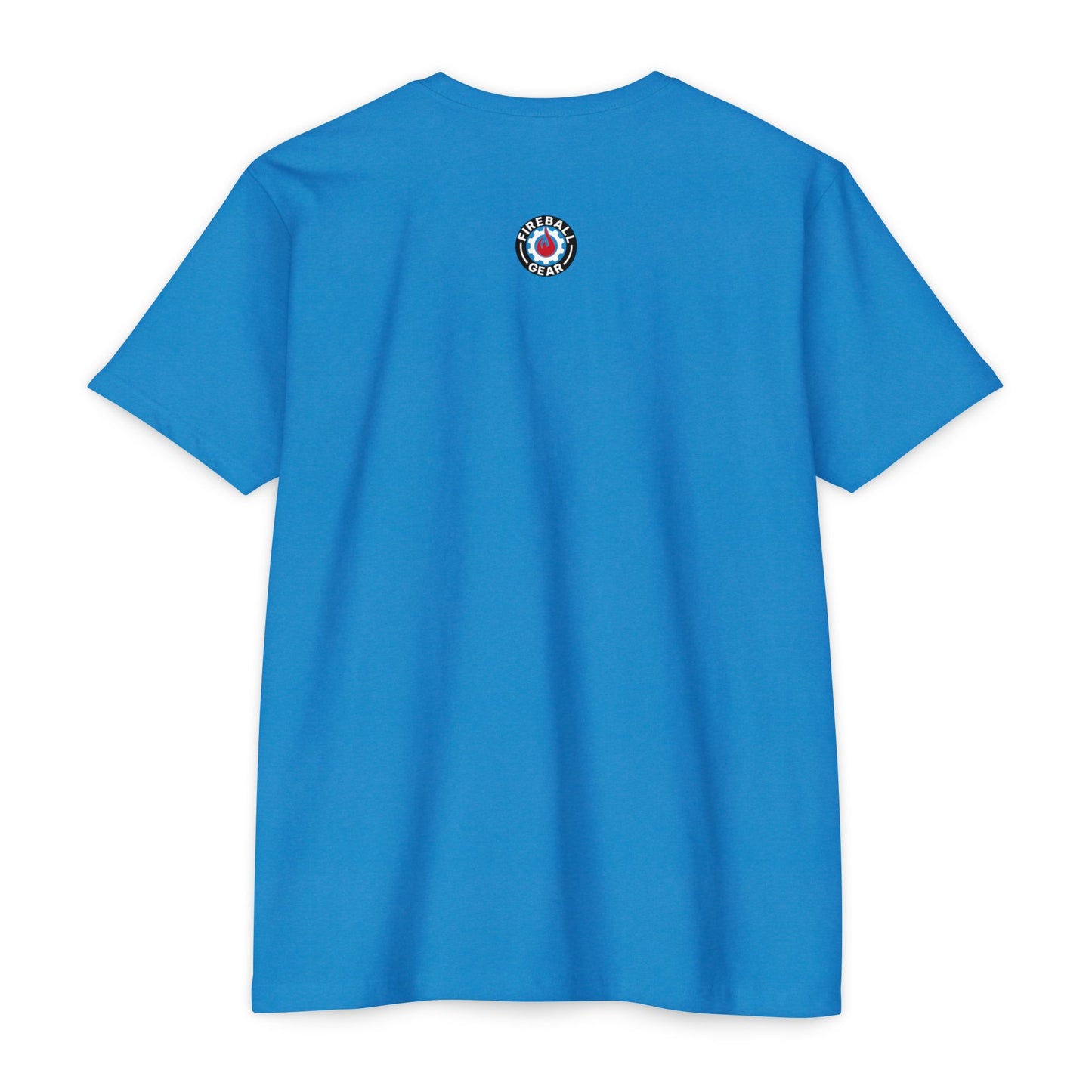 Camiseta unisex Fireball 3D - Outlined