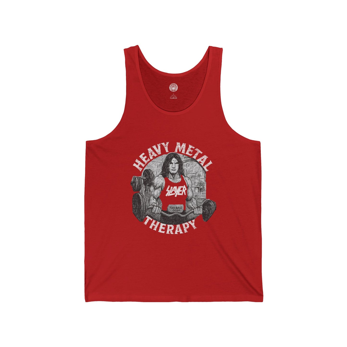 Camiseta unisex sin mangas de Heavy Metal Therapy