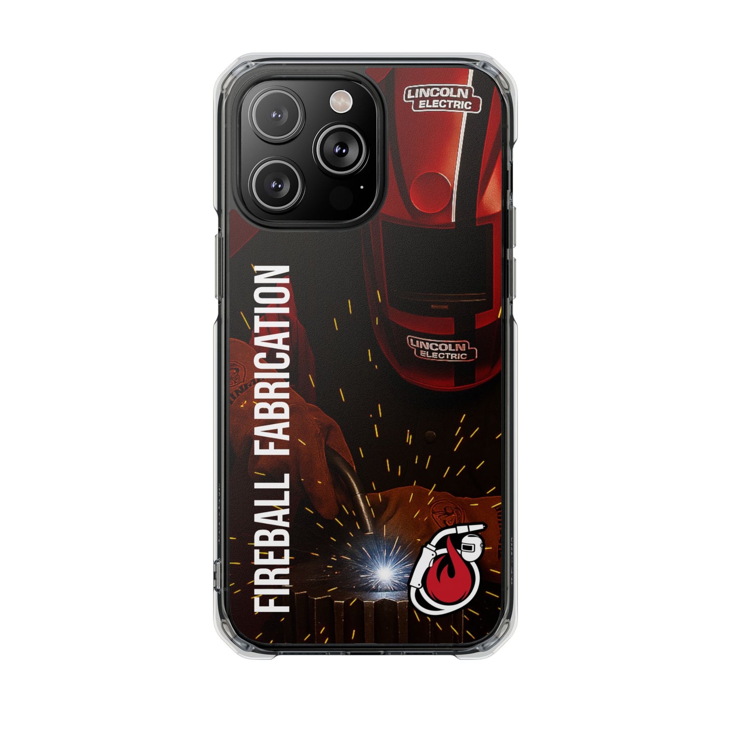 Fireball Fabrication - Magnetic Clear Impact iPhone Cases