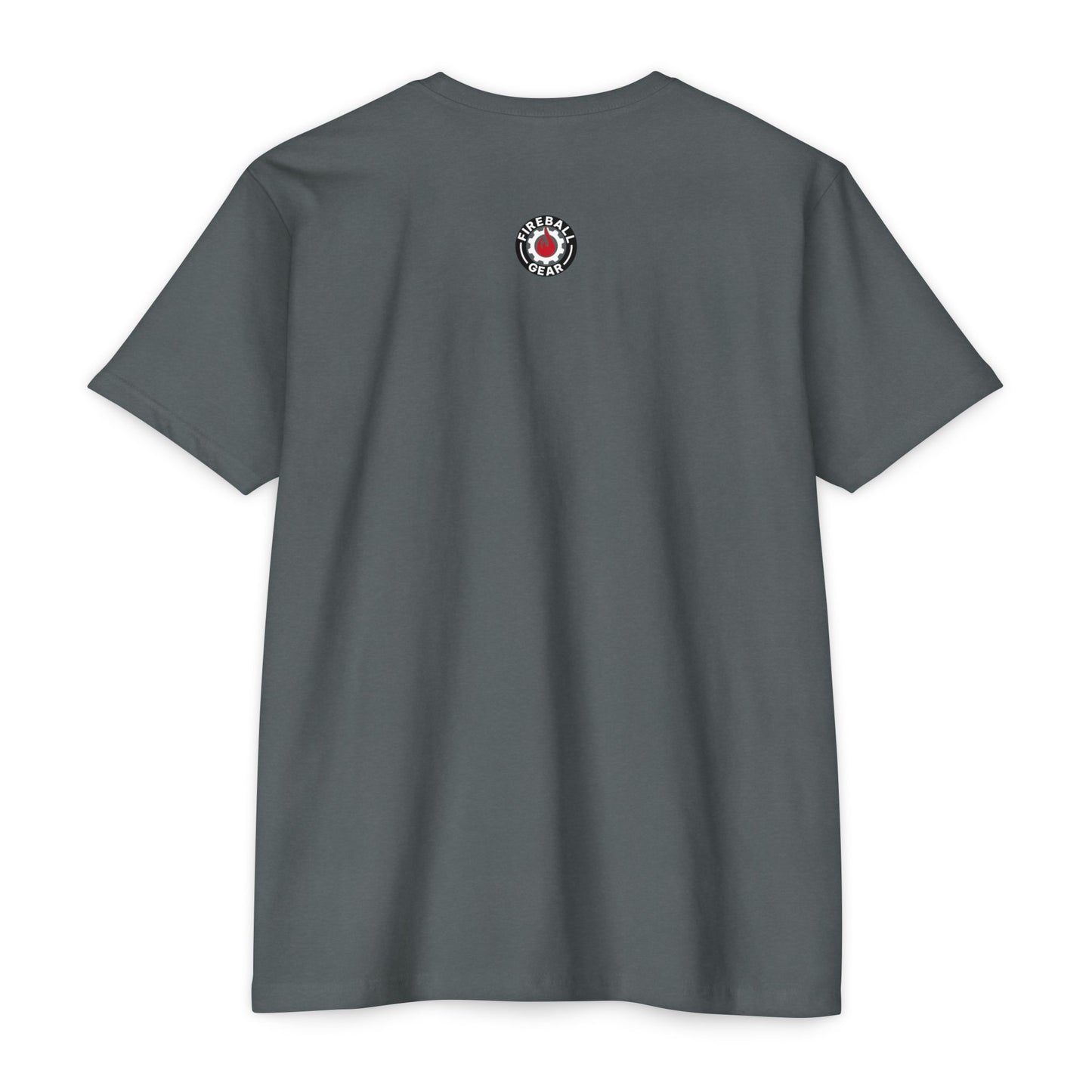 Camiseta unisex Fireball 3D - Outlined