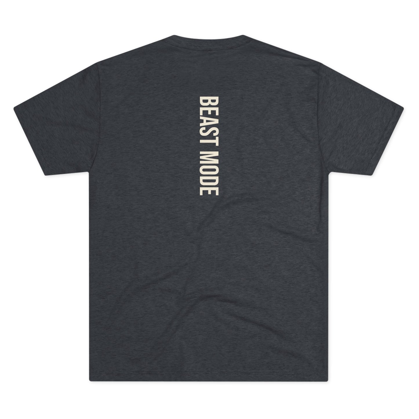 Beast Mode Serie - Trainiere wie ein Biest, erhebe dich wie ein König - Unisex Triblend T-Shirt