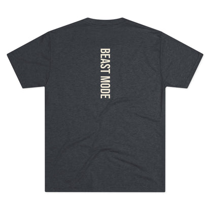 Beast Mode Serie - Trainiere wie ein Biest, erhebe dich wie ein König - Unisex Triblend T-Shirt