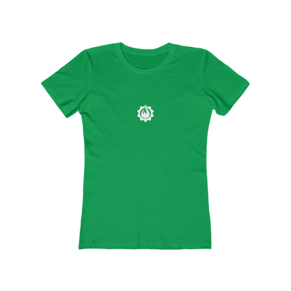 Fireball Gear - Flame &amp; Gear - Weiß - Damen Slim Fit T-Shirt