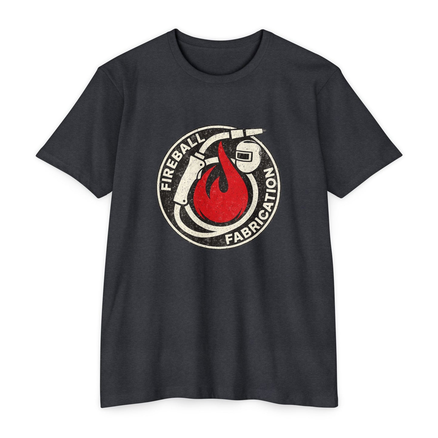 Fireball Fabrication - Distressed - Unisex T-Shirt