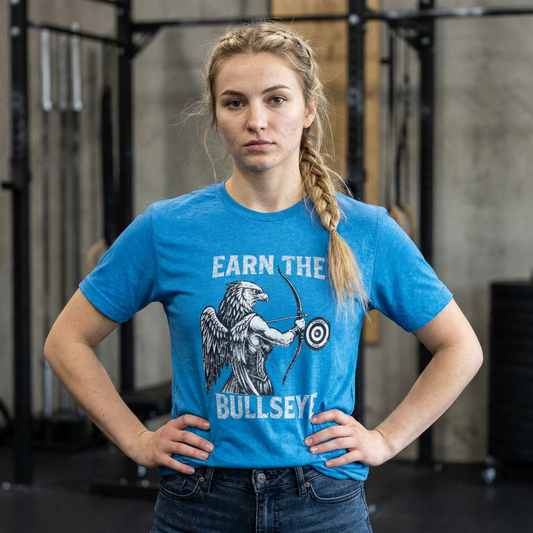 Beast Mode Series - Verdiene dir das Bullseye - Unisex Triblend T-Shirt