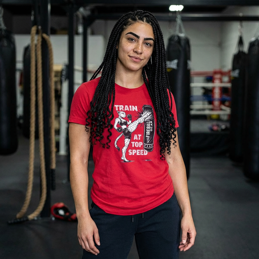 Beast Mode Series - Trainiere mit Höchstgeschwindigkeit - Slim Fit T-Shirt für Damen